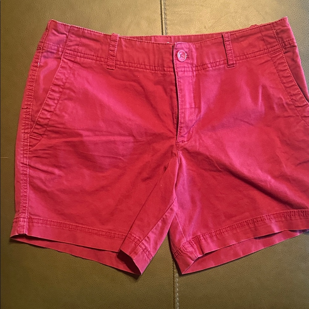 Eddie Bauer Women's Maroon Shorts, Size 6